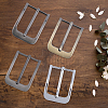 4Pcs 4 Colors Alloy Single Prong Roller Buckles FIND-CL0002-12-7