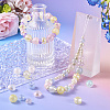 75Pcs 5 Styles Electroplate Acrylic European Beads OACR-TA0002-68-6