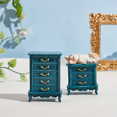 2Pcs 2 Styles Plastic Cabinet DIY-GO0002-36-1