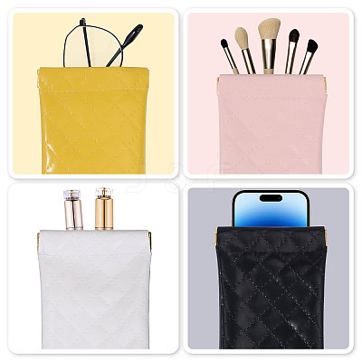 PU Imitation Leather Glasses Case AJEW-CA0004-27-1