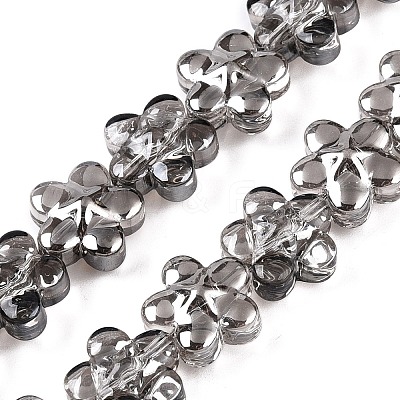 Electroplate Glass Beads Strands EGLA-T028-02I-1