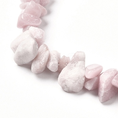 Natural Pink Opal Chip Beads Stretch Bracelets BJEW-JB06618-1