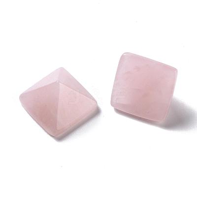 Natural Rose Quartz Cabochons G-G759-Y06-1