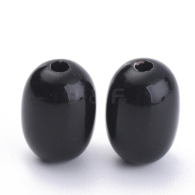 Opaque Acrylic Beads SACR-S300-08C-02-1