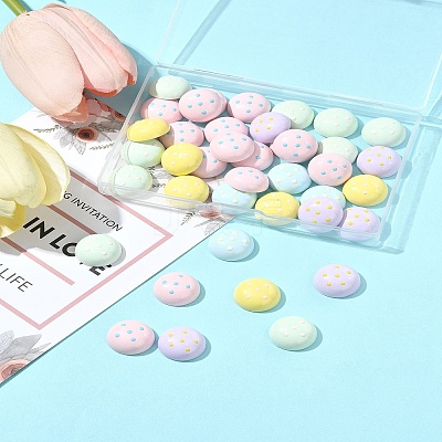 40Pcs Plastic Cabochons FIND-FS0004-35B-1