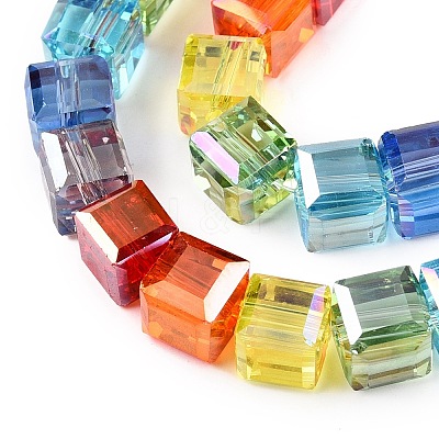 Transparent Glass Beads Strands GLAA-T023-A21-01-1