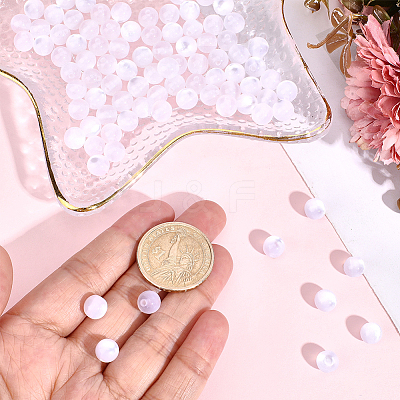120Pcs Transparent Resin Beads RESI-PA0001-23A-1
