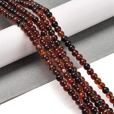 Natural Carnelian Beads Strands G-B079-A03-01-1