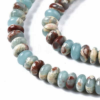 Synthetic Aqua Terra Jasper Beads Strands G-S366-102B-1
