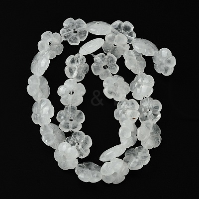 Natural Quartz Crystal Beads Strands G-H023-B17-01-1