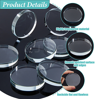 Glass Fabric Pattern Weights AJEW-WH0314-945A-1