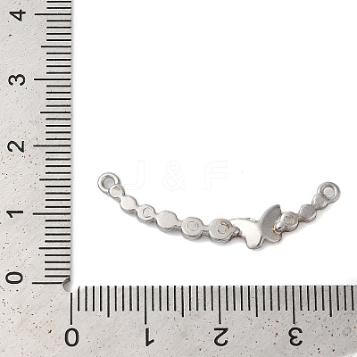 304 Stainless Steel Rhinestone Links X-STAS-L081-001P-1