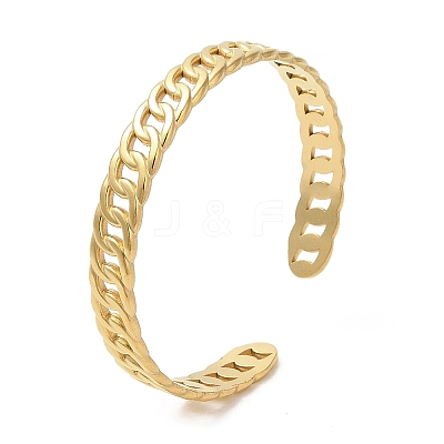 Ion Plating(IP) 304 Stainless Steel Bangles BJEW-L682-005G-1