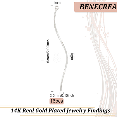 16Pcs Brass Pendants KK-BC0011-62P-1