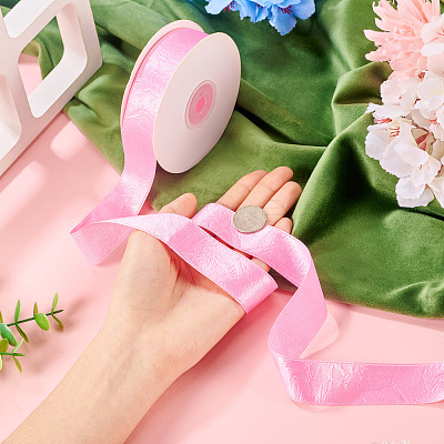 1 Roll Imitation Leather Polyester Ribbon LC-TA0001-02D-1