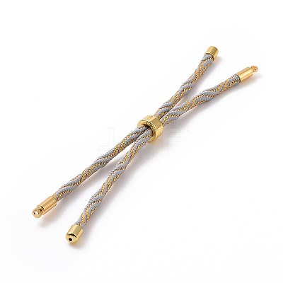 Nylon Cord Silder Bracelets MAK-C003-03G-13-1