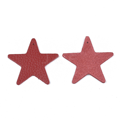 Eco-Friendly Cowhide Pendants FIND-T045-29E-1