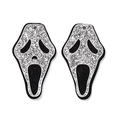 Opaque Acrylic Pendants X-MACR-M020-10-1