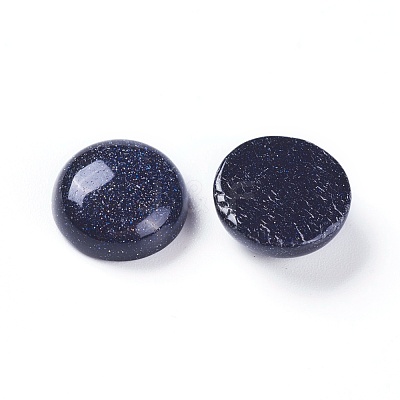 Synthetic Blue Goldstone Cabochons G-L510-01A-1