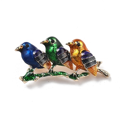 Parrot Enamel Pins JEWB-Z034-02G-1