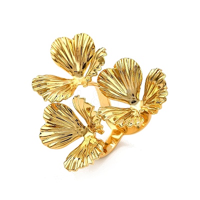 Brass Cuff Rings for Women RJEW-Z097-01G-01-1