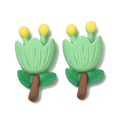 Opaque Resin Cabochons Accessories RESI-O011-09-1