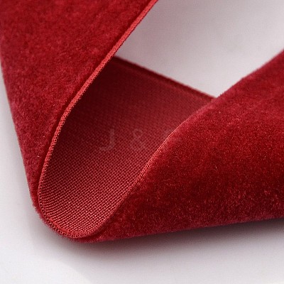 Polyester Velvet Ribbon for Gift Packing and Festival Decoration SRIB-M001-23mm-260-1