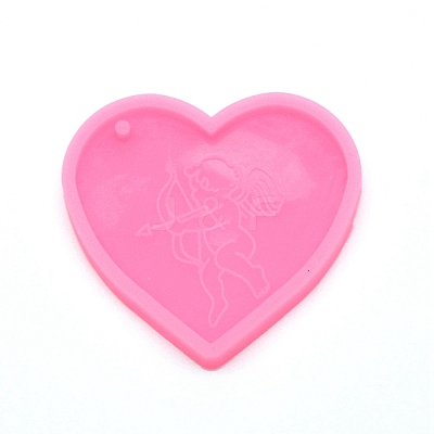 Valentine's Day Theme Pendant Silicone Molds DIY-TAC0005-98-1