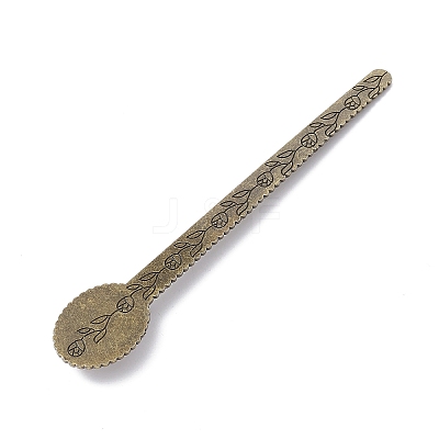 Tibetan Style Alloy Bookmark Rulers AJEW-JK00262-05-1