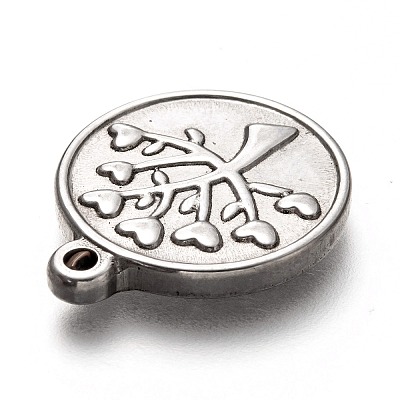 Non-Tarnish 304 Stainless Steel Pendants STAS-I170-40P-1