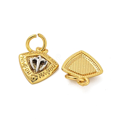 Long-Lasting Plated Brass Pendants KK-K387-05C-G-1