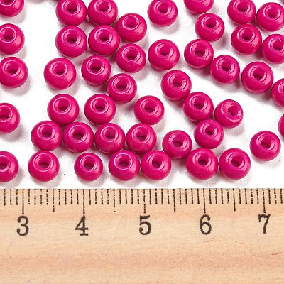 Imitation Jade 3/0 Glass Seed Beads SEED-Z001-A-B04-1