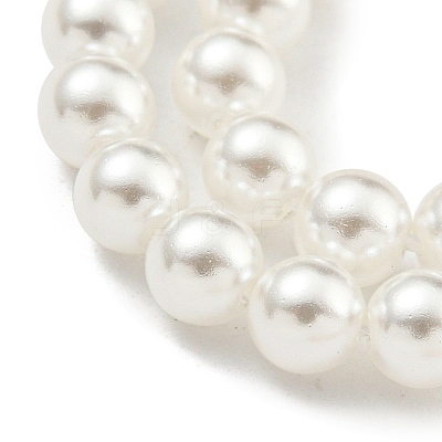 Glass Pearl Beads Strands HY-G002-01B-01-1