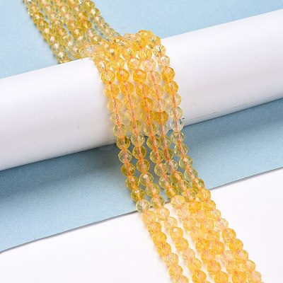 Natural Citrine Beads Strands G-D463-06-1