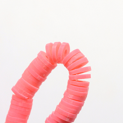 Handmade Polymer Clay Heishi Beads X-CLAY-R067-8.0mm-25-1