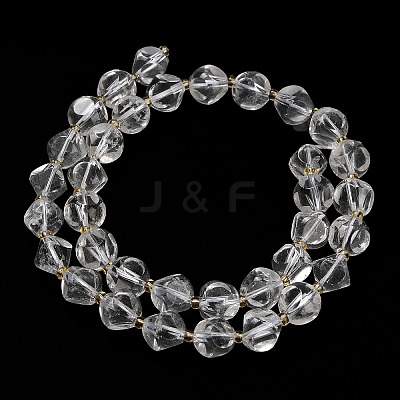 Natural Quartz Crystal Beads Strands G-K387-A16-03-1
