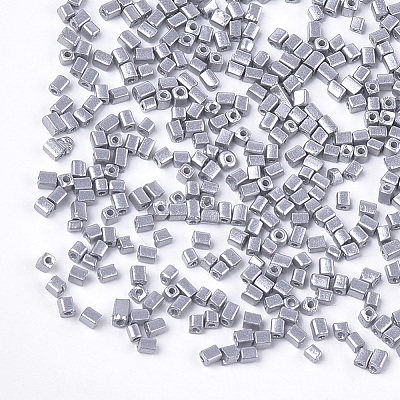 Baking Paint Glass Beads SEED-S023-11A-07-1