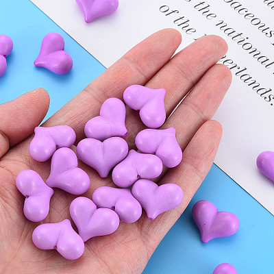 Opaque Acrylic Beads X-MACR-S373-70-A08-1
