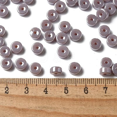 Opaque Colours Luster Glass Seed Beads SEED-E001-P3x6mm-A01-1