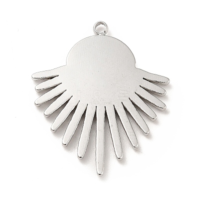 Non-Tarnish 304 Stainless Steel Pendant Cabochon Settings X-STAS-H172-13P-1