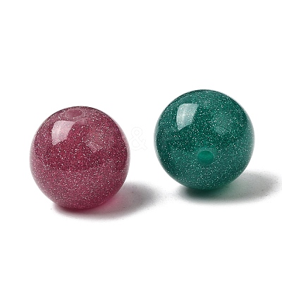 Opaque Resin & Glitter Powder Beads RE-CBA2450-03-1