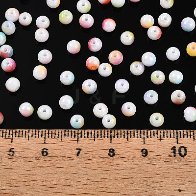 Baking Paint Glass Seed Beads SEED-N007-02A-1