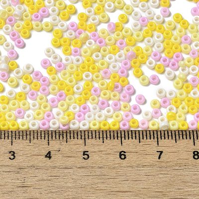 Baking Paint Glass Seed Beads SEED-P006-03A-14-1