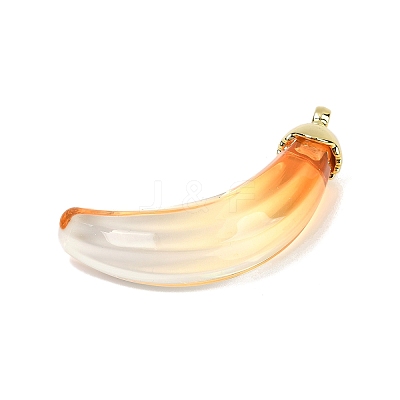Transparent Acrylic Big Pendants OACR-A040-12-1