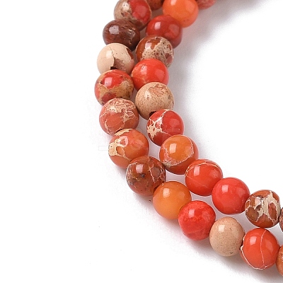 Dyed Natural Regalite/Imperial Jasper/Sea Sediment Jasper Beads Strands G-B124-C05-03-1