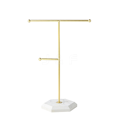 T Iron Bar Jewerly Display Stands for Necklaces Bracelets Watches PW-WGA563E-02-1