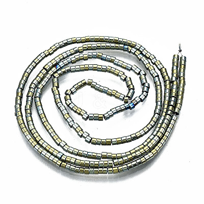 Electroplate Non-magnetic Synthetic Hematite Beads Strands G-T114-57-03-1