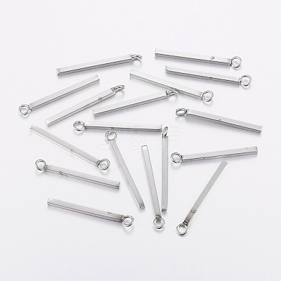 Tarnish Resistant 304 Stainless Steel Pendants X-STAS-P186-05P-28mm-1