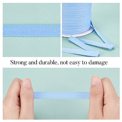 Cotton Twill Tape Ribbons OCOR-WH0058-35D-1