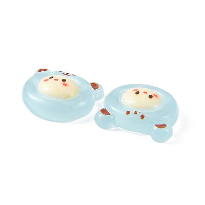 Opaque Resin Cabochons CRES-O006-02B-1